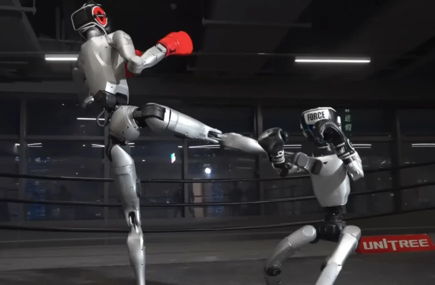 Le robot Unitree H2 fait du kickboxing et ça fait flipper