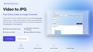 Extraire les meilleures photos d'une vidéo avec Video to JPG