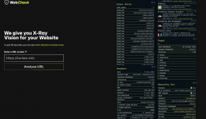 Web-Check – Radiographiez n'importe quel site en un clic
