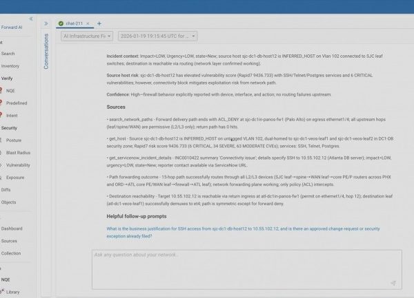 Forward Networks étoffe son jumeau numérique à l'IA agentique