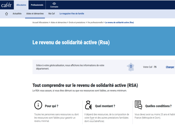 Des données des bénéficiaires du RSA compromises