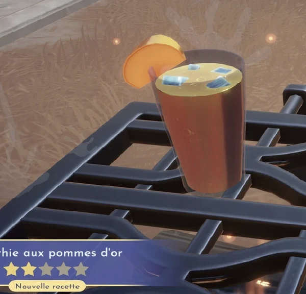 Smoothie aux pommes d'or Dreamlight Valley : comment préparer cette recette 2 étoiles ?