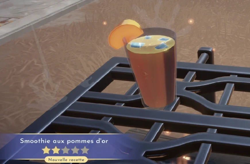 Smoothie aux pommes d'or Dreamlight Valley : comment préparer cette recette 2 étoiles ?
