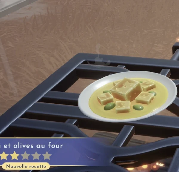Feta et olives au four Disney Dreamlight Valley : comment préparer cette recette 2 étoiles ?