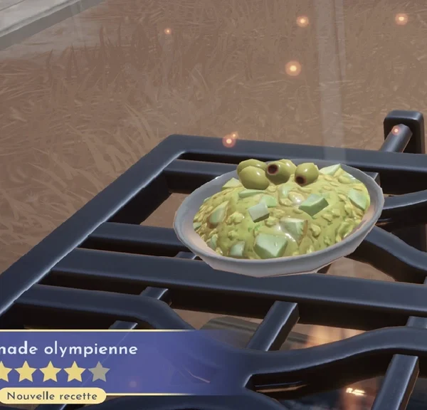 Tapenade olympienne Disney Dreamlight Valley : comment préparer cette recette 4 étoiles ?