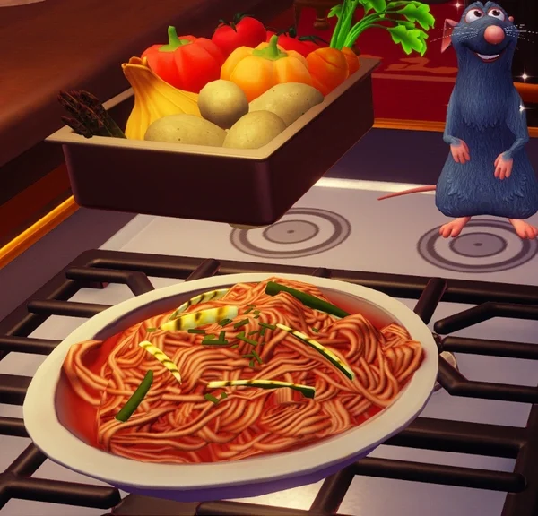 Pâtes végétariennes Disney Dreamlight Valley : comment préparer cette recette trois étoiles ?