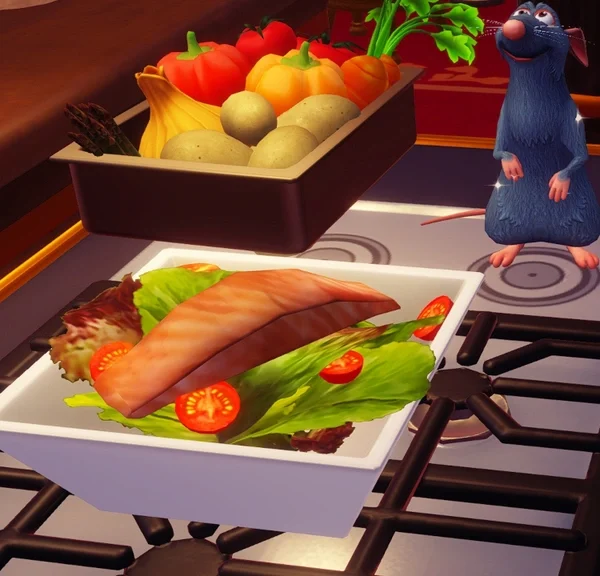 Salade à la carpe Disney Dreamlight Valley : comment préparer cette recette trois étoiles ?