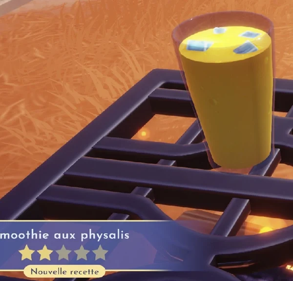 Smoothie aux physalis Dreamlight Valley : comment préparer cette recette 2 étoiles ?