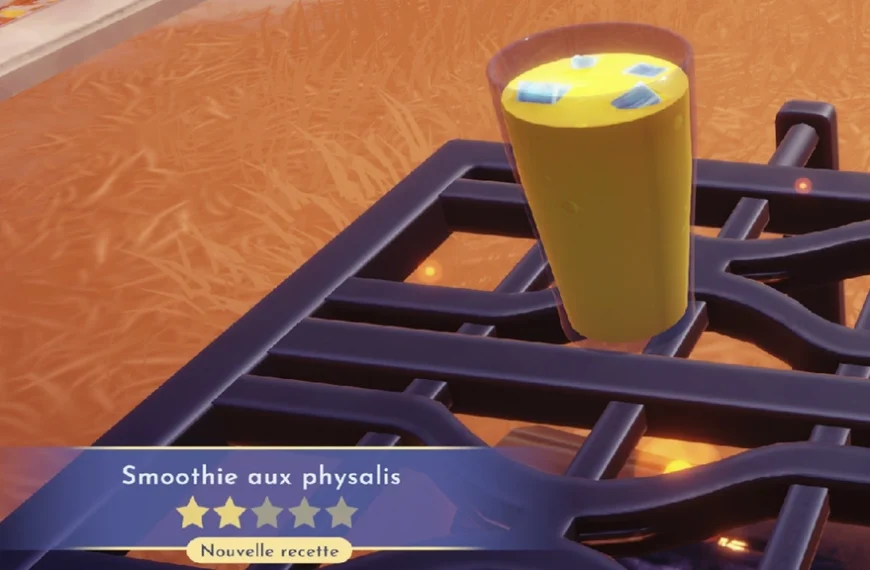 Smoothie aux physalis Dreamlight Valley : comment préparer cette recette 2 étoiles ?