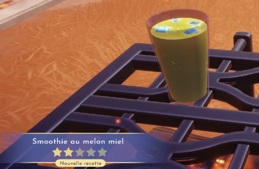 Smoothie au Melon miel Dreamlight Valley : comment préparer cette recette 2 étoiles ?