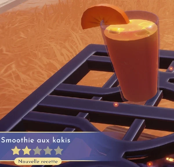 Smoothie aux Kakis Dreamlight Valley : comment préparer cette recette 2 étoiles ?