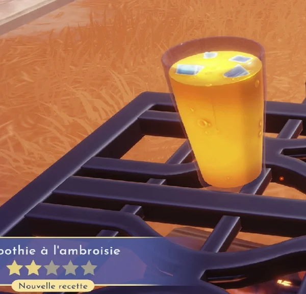 Smoothie à l'Ambroisie Dreamlight Valley : comment préparer cette recette 2 étoiles ?