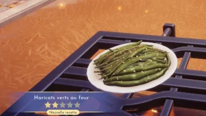 Haricots verts au four Dreamlight Valley : comment préparer cette recette 2 étoiles ?