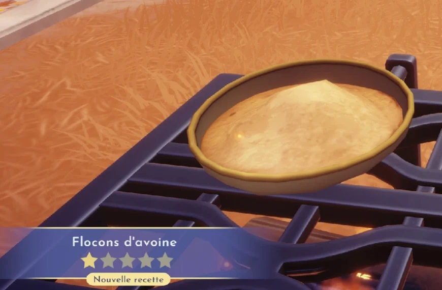 Flocons d'avoine Disney Dreamlight Valley : comment préparer cette recette 1 étoile ?