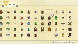 Insectes avril Animal Crossing New Horizons : la liste complète
