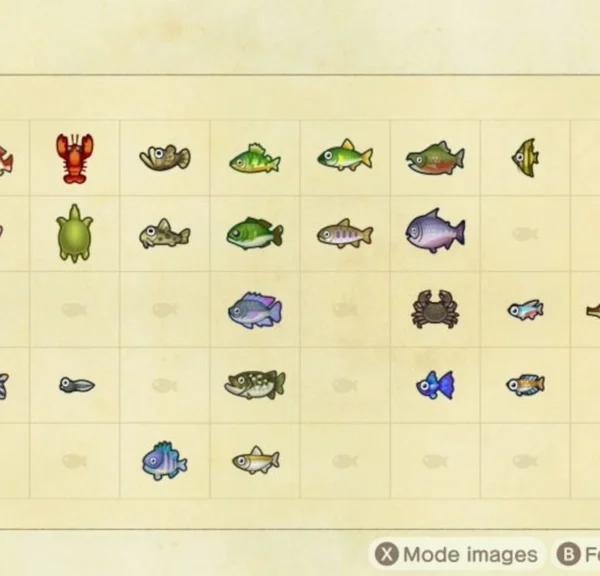 Poissons avril Animal Crossing New Horizons : la liste complète