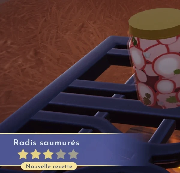 Radis saumuré Disney Dreamlight Valley : comment préparer cette recette 3 étoiles ?