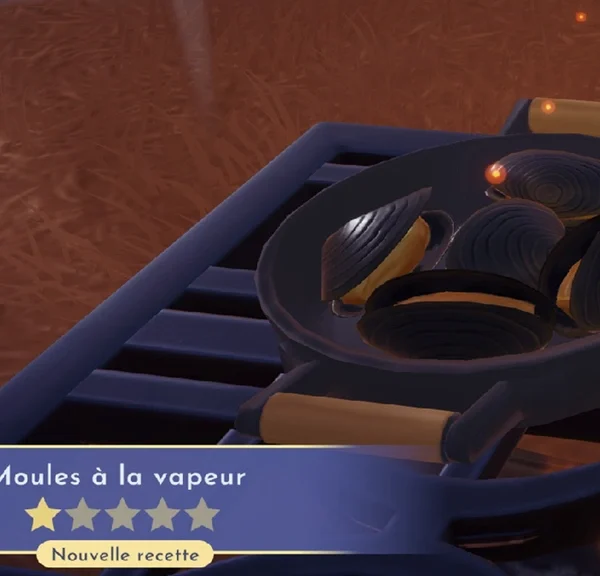 Moules à la vapeur Dreamlight Valley : comment préparer cette recette 1 étoile ?