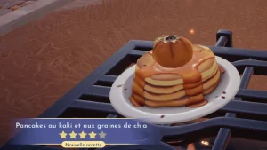Pancakes aux kakis et aux graines de chia Dreamlight Valley : comment préparer cette recette 4 étoiles ?