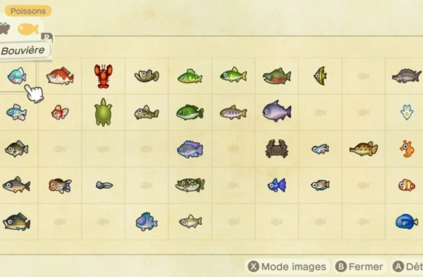 Poissons juin Animal Crossing New Horizons : la liste complète