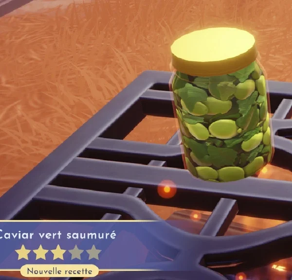 Caviar vert saumuré Disney Dreamlight Valley : comment préparer cette recette 3 étoiles ?