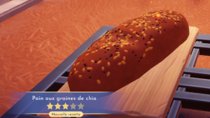 Pain aux graines de chia Disney Dreamlight Valley : comment préparer cette recette 3 étoiles ?