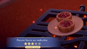 Porcini farcis au radicchio Dreamlight Valley : comment préparer cette recette 3 étoiles ?