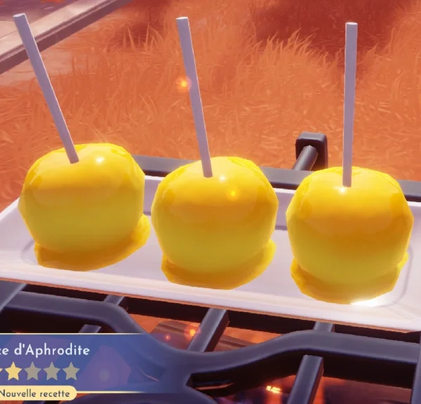 Délice d'Aphrodite Disney Dreamlight Valley : comment préparer cette recette 2 étoiles ?
