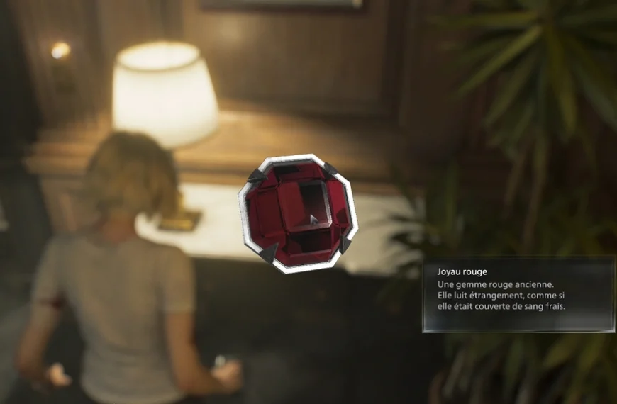 Joyau rouge Resident Evil Requiem : que faire de cette gemme rouge ?