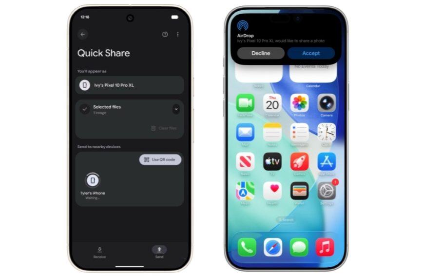 “Beaucoup plus d’appareils Android” vont devenir compatibles avec AirDrop
