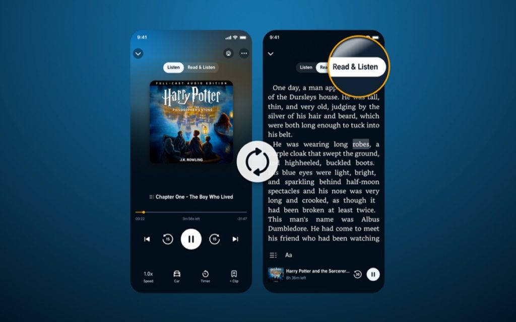 Vous décrochez quand vous lisez ? Voici l’option de lecture immersive d’Audible pour vous faire garder le fil