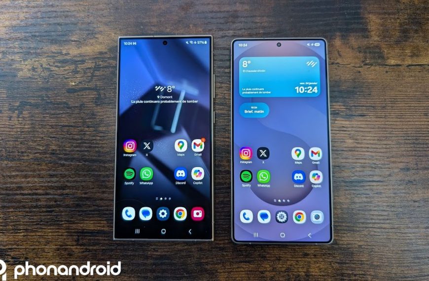 One UI 9 : voici le prochain look de l’interface Samsung