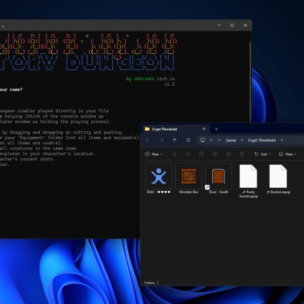 Directory Dungeon – Un donjon dans vos dossiers Windows