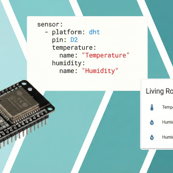 ESPHome – Transformez un ESP32 à 5 euros en capteur domotique sans dépendre du cloud