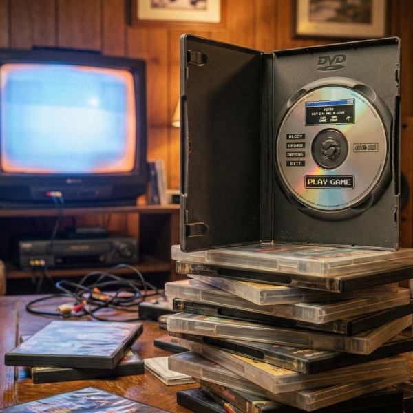 Quand votre télécommande était une manette – L'époque oubliée des jeux sur DVD