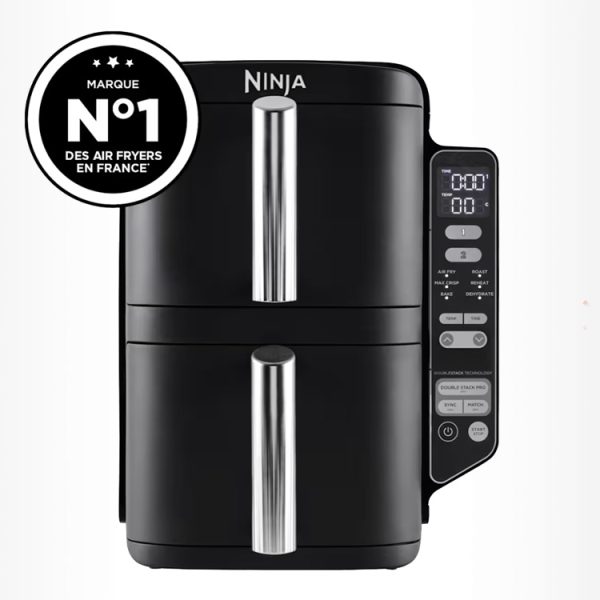 Le airfryer Ninja Double Stack 7,6 L passe à prix sacrifié avec 100 € de réduction !