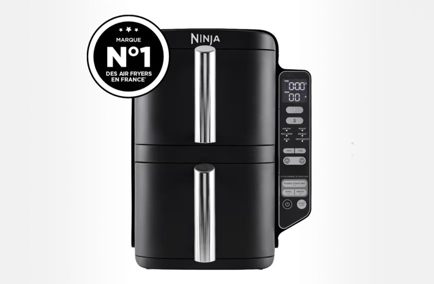 Le airfryer Ninja Double Stack 7,6 L passe à prix sacrifié avec 100 € de réduction !