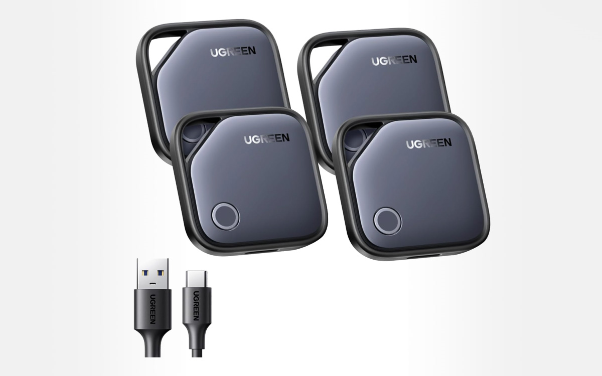 Bon plan : le lot de 4 traceurs Ugreen FineTrack Tag passe à prix cassé, vite !