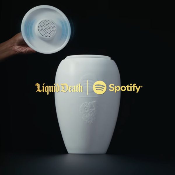 Spotify lance une urne funéraire avec haut-parleurs intégrés, pour écouter sa musique dans l’au-delà