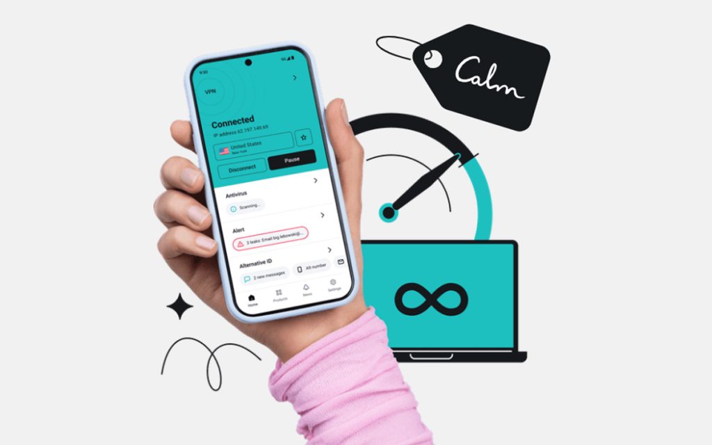 Surfshark protège vos données et vous aide à décompresser grâce à CALM