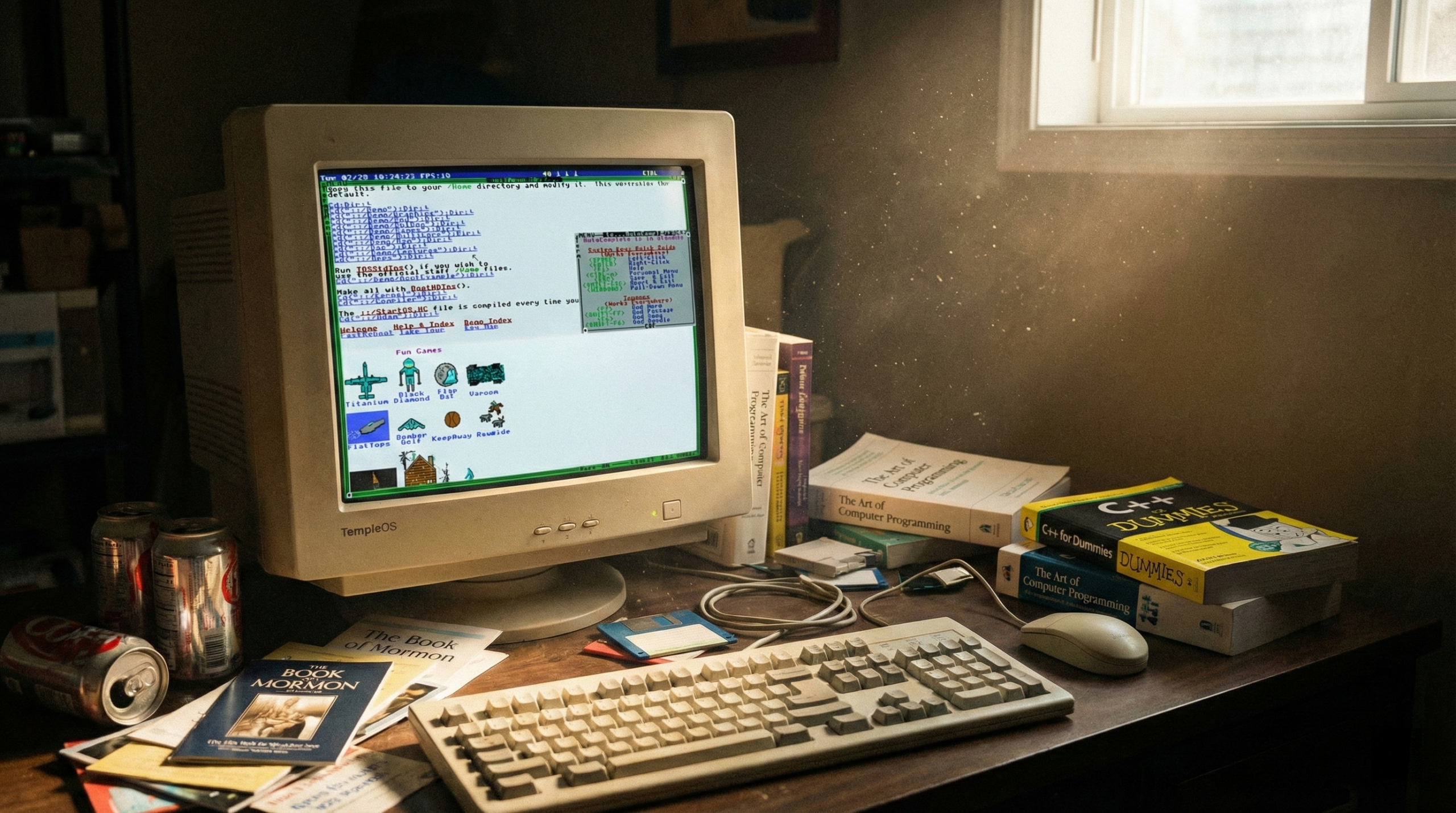 TempleOS dans votre navigateur – L'OS de Dieu tourne maintenant en WebAssembly