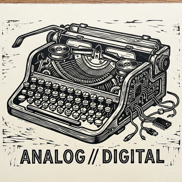 Un PC gaming dans une machine à écrire