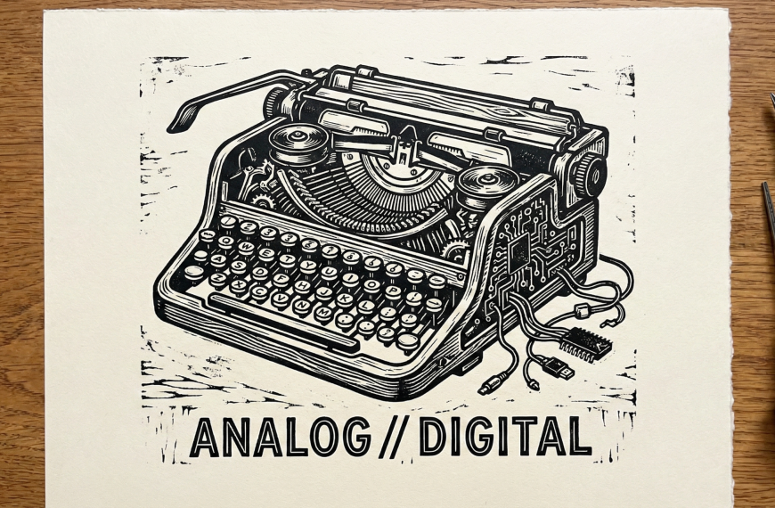 Un PC gaming dans une machine à écrire