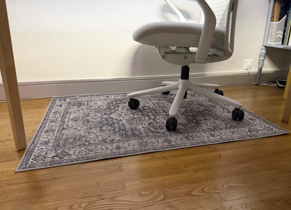 Vous avez une chaise de bureau ? Il vous faut ce tapis !