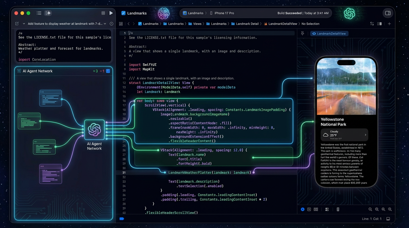 Xcode 26.3 – Les agents IA Anthropic et OpenAI débarquent enfin !