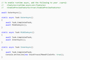 La seconde version test de .NET 11 améliore les traces d'exécution