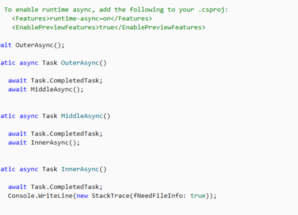 La seconde version test de .NET 11 améliore les traces d'exécution