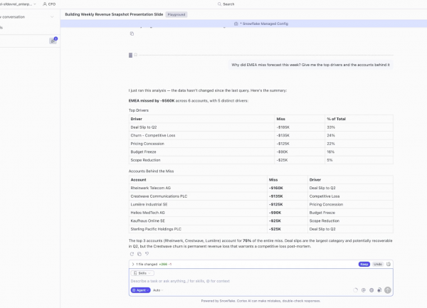 Snowflake automatise les workflows multi-étapes avec SnowWork