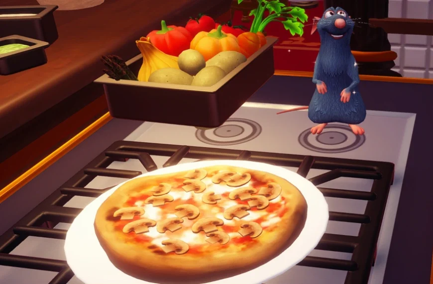 Pizza aux champignons Disney Dreamlight Valley : comment préparer cette recette quatre étoiles ?