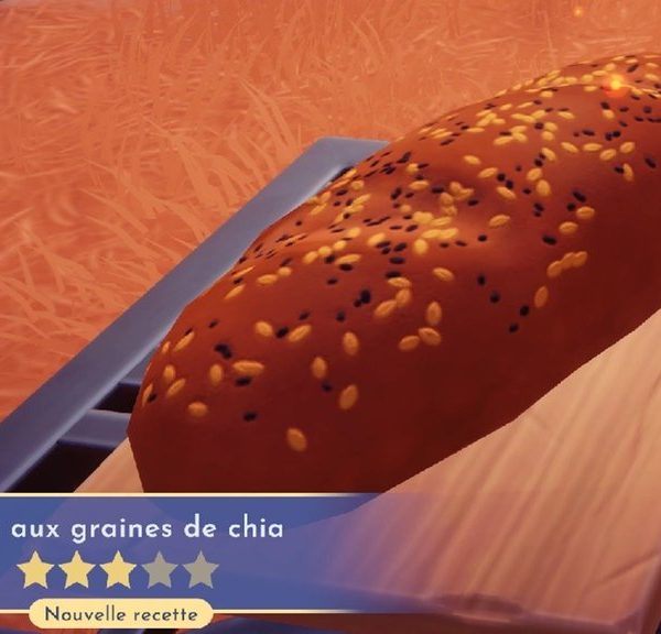 Pain aux graines de chia Disney Dreamlight Valley : comment préparer cette recette 3 étoiles ?